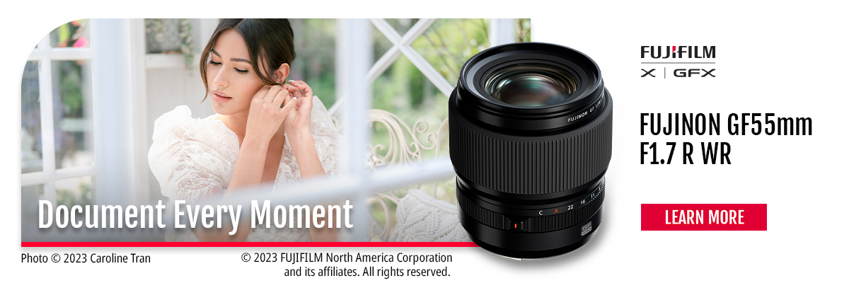 Fujifilm GF 55mm F1.7 R WR Lens